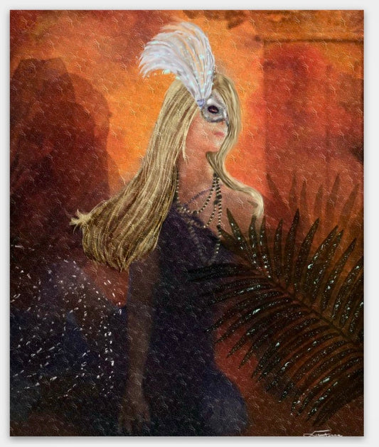 Whimsical Dance Art Sticker “Discovering Beauty Beyond Sight", by Lorie Fossa